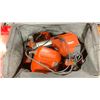 Image 2 : HILTI SOFT TOOL BAG OF ASSORTED HILTI CORDLESS POWER TOOLS, BATTERIES, & CHARGER