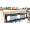 Image 1 : CHARAVECTOR CEEF00105BL BLACK METAL 60" RECESSED WALL MOUNTED ELECTRIC FIRE PLACE *IN BOX*