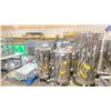 Image 1 : STOUT STAINLESS STEEL 3 TANK COMMERCIAL BREWERY SYSTEM INCLUDING: KETTLE TANK, HOT LIQUID TANK,