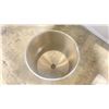Image 2 : 2 STAINLESS STEEL COMMERCIAL CONE & CYLINDER FEEDER HOPPERS