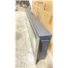 Image 2 : CHARAVECTOR CEEF00111BL BLACK METAL 70" RECESSED WALL MOUNTED ELECTRIC FIRE PLACE *IN BOX*