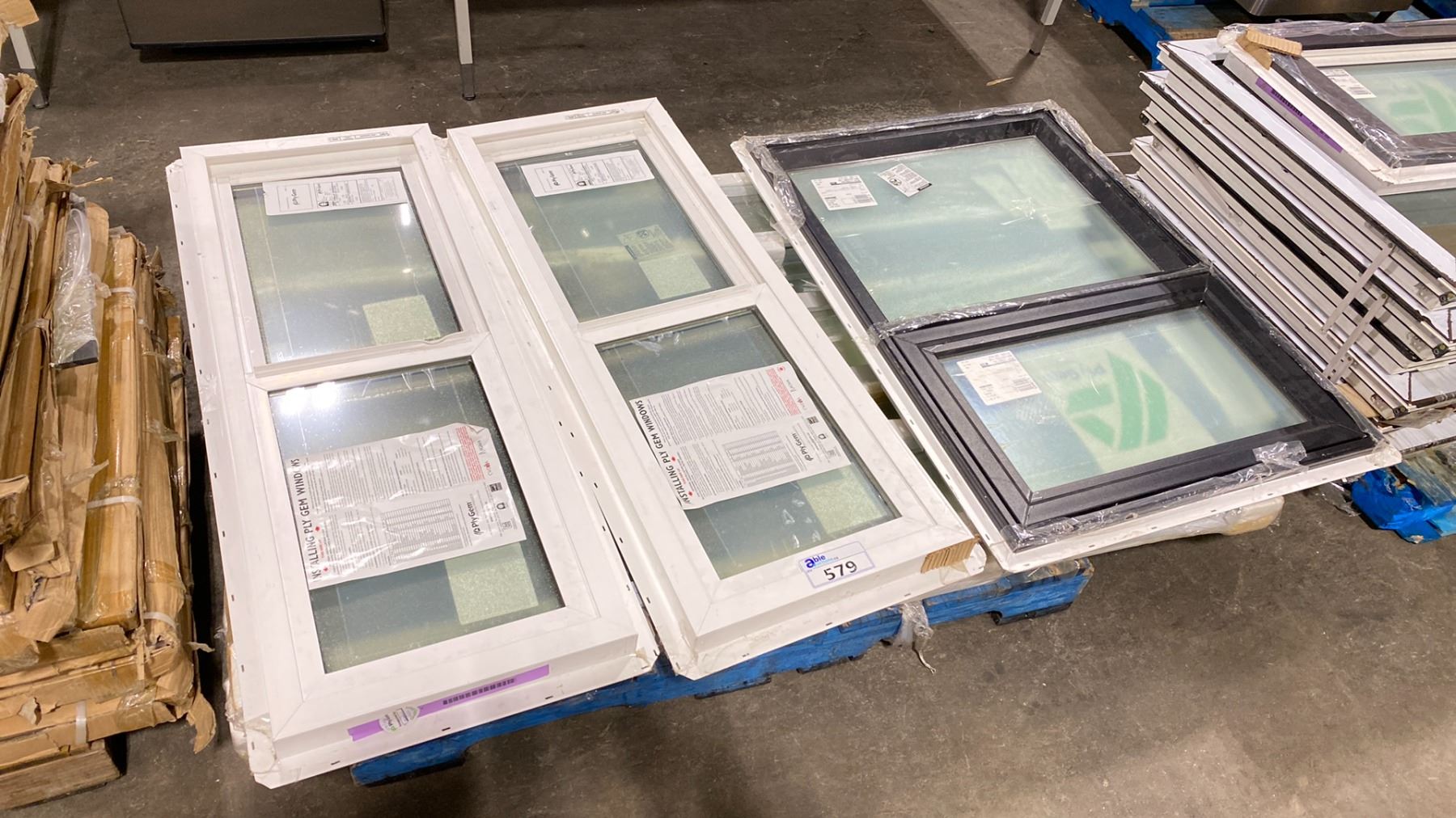 Window Pallet Design PALLET OF ASSORTED RESIDENTIAL RENOVATION REPLACEMENT WINDOWS *MUST ...