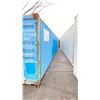 Image 2 : BLUE 40' 52,910 MAX CAPACITY INDUSTRIAL TRANSPORT CONTAINER WITH 4 DUAL SWING SIDE DOORS,