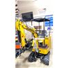 Image 2 : AGT INDUSTRIAL H15R 2024 YELLOW 13.5 HP GAS POWERED RUBBER TRACK MINI EXCAVATOR WITH ATTACHED