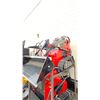 Image 2 : EG380T RED 16HP GAS POWERED RIDE ON RUBBER TRACK MINI SKID STEER WITH 0.15M CUBED BUCKET CAPACITY,