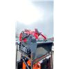 Image 1 : EGN EG360 RED 420CC GAS POWERED RUBBER TRACK RIDE ON HYDRAULIC MINI SKID STEER/LOADER WITH 37" W