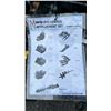 Image 2 : MIVA INDUSTRIAL MINI EXCAVATOR ATTACHMENT SET INCLUDING: 200MM BUCKET, 500MM BUCKET, 800MM BUCKET,