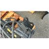 Image 2 : MIVA BLACK MINI EXCAVATOR 60" HYDRAULIC HEDGE TRIMMER ATTACHMENT