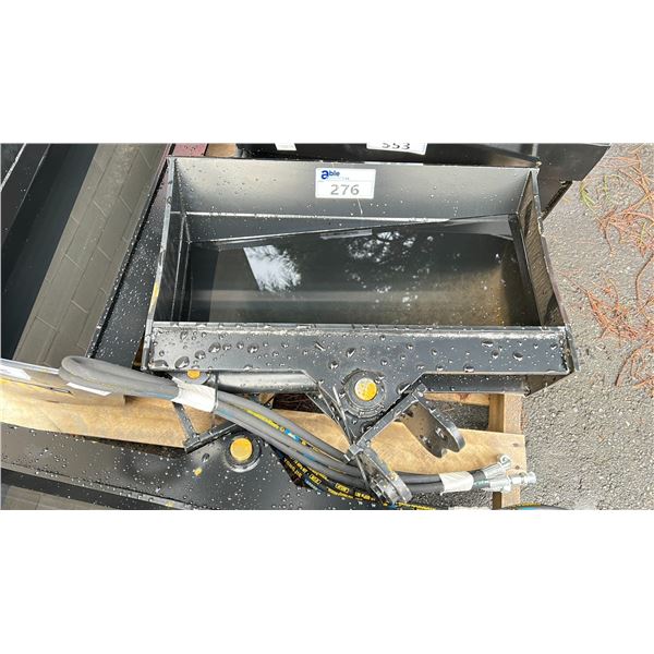 MIVA BLACK 24" MINI EXCAVATOR HYDRAULIC ARTICULATING CLEANING BUCKET