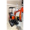 Image 1 : AGT INDUSTRIAL WH12R 2024 ORANGE 13.5 HP GAS POWERED RUBBER TRACK MINI EXCAVATOR WITH ATTACHED