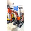 Image 2 : AGT INDUSTRIAL WH12R 2024 ORANGE 13.5 HP GAS POWERED RUBBER TRACK MINI EXCAVATOR WITH ATTACHED
