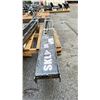 Image 2 : PAIR OF SKLP BLACK METAL 6' FORK LIFT FORK EXTENSIONS FOR 5 1/4"W FORKS