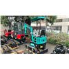 Image 2 : AGT INDUSTRIAL QH12R 2024 TURQUOISE 13.5HP GAS POWERED RUBBER TRACK MINI EXCAVATOR WITH