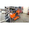 Image 2 : EGN EG36C ORANGE 420CC GAS POWERED RUBBER TRACK RIDE ON HYDRAULIC MINI SKID STEER/LOADER WITH