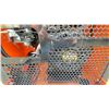 Image 3 : EGN EG36C ORANGE 420CC GAS POWERED RUBBER TRACK RIDE ON HYDRAULIC MINI SKID STEER/LOADER WITH
