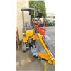 Image 1 : MIVA INDUSTRIAL VA12CS 2024 YELLOW 13.5 HP GAS POWERED RUBBER TRACK MINI EXCAVATOR WITH ATTACHED