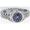 Image 3 : Rolex Ladies Quickset Stainless Steel Blue Index 26MM 18K White Gold Bezel Datej