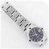 Image 8 : Rolex Ladies Midsize 31MM Black Index Dial 18K White Gold Diamond And Sapphire D