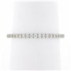 Image 1 : 14k White Gold 0.33 ctw Pave Diamond Thin Petite Stack Wedding Eternity Band Rin