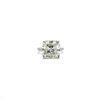 Image 1 : 9.37 ct. EGL USA Diamond Wedding Engagement Ring - 18KT White Gold