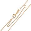Image 1 : NEW 14k Rose Gold 0.15 ctw Round Light Champagne Diamond Solitaire Pendant & Cha