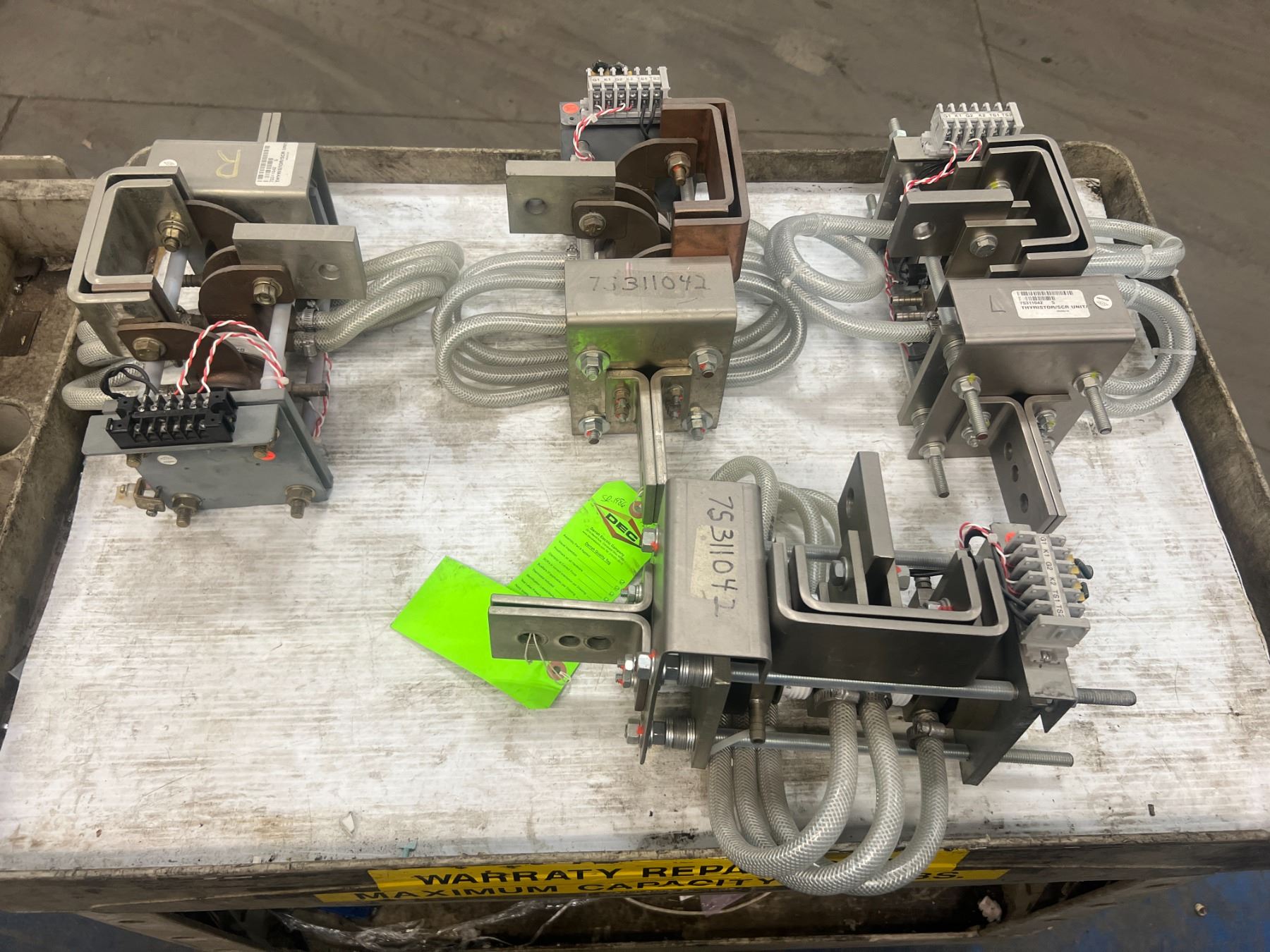 Scr Unit Assembly Lot of (4) Darrah Electric Thyristor / SCR Units
