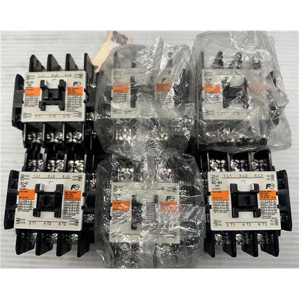 Lot of (6) Fuji #SC-N1 Contactors