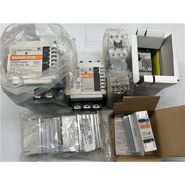 Lot of (8) Misc. Fuji Contactors & Circuit Breakers