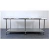 Image 3 : Thorinox 84" x 30" Stainless Steel Work Table | Table1