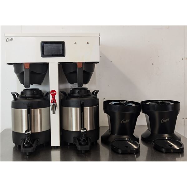 Curtis G4 ThermoPro Sky White Twin 1 Gallon Coffee Brewer | JS-2/5289