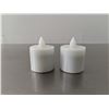 Image 4 : Rechargeable Flameless Candles - Set of 2 (2 Cases) | L8MC2