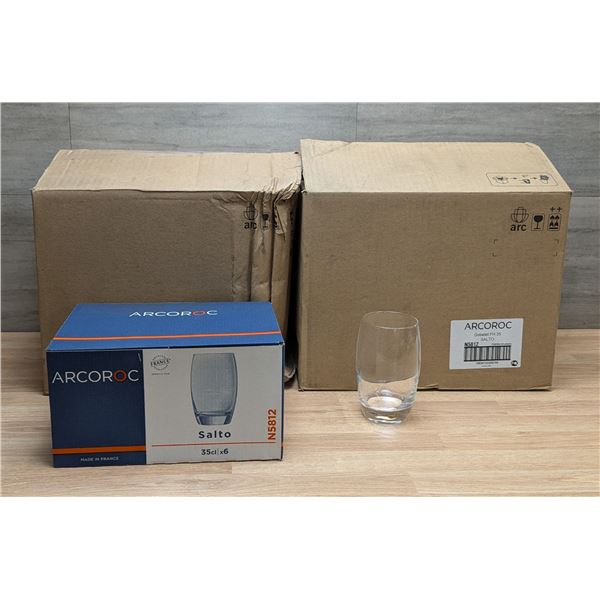 Arcoroc N5812 Salto 11-3/4oz Highball Glasses - Lot of 48 (2 Cases) | L5R3