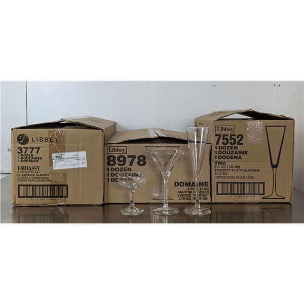 Assorted Cocktail Glassware - Lot of 58pcs | L7MC2