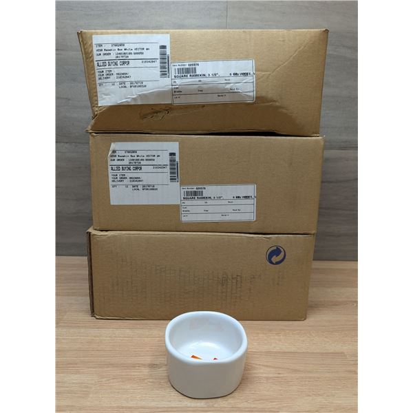 Vista Alegre 6oz Square Ramekins - Lot of 34 | Rack H