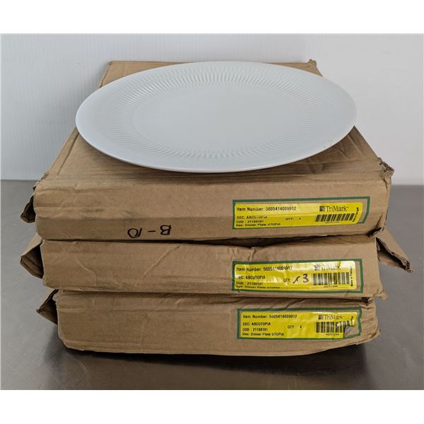 Vista Alegre 11-3/8" Utopia Porcelain Dinner Plates - Lot of 11 | RackJ