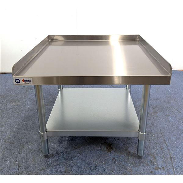30" x 30" Stainless Steel Equipment Stand, Omcan 22058 | Table2