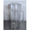 Image 2 : 64oz Clear Customizable Plastic Pitchers - Lot of 6 (1 Case) | FrontG