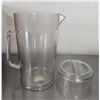 Image 3 : 64oz Clear Customizable Plastic Pitchers - Lot of 6 (1 Case) | FrontG