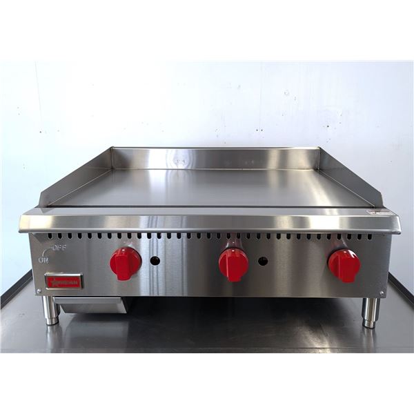 36" Countertop Gas Griddle 3 Burners, Omcan 46065 |