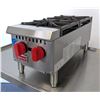 Image 2 : 12" Countertop Gas Hot Plate With 2 Burners, Omcan 46000 |