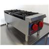 Image 3 : 12" Countertop Gas Hot Plate With 2 Burners, Omcan 46000 | R7-3
