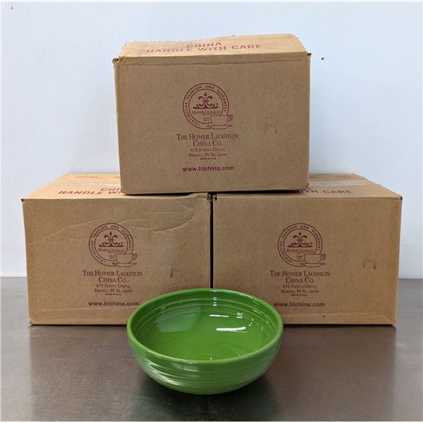 Fiesta 38oz Medium Bistro Bowls, Shamrock - Lot of 18 (3 Cases) | L7L2