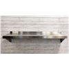 Image 1 : 16" x 48" Stainless Wall Shelf, Omcan 24410 | MR5-1