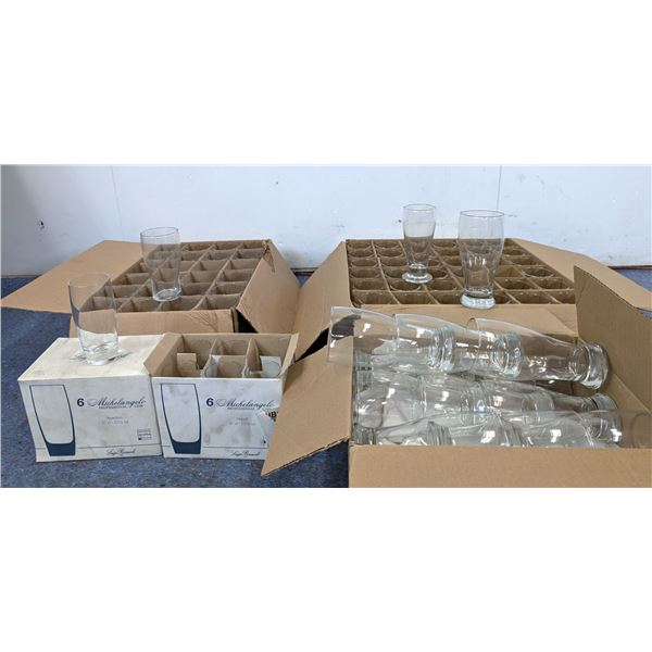 Various Sizes of Water/Pub Glasses - Lot of Approx. 80pcs | L3-2