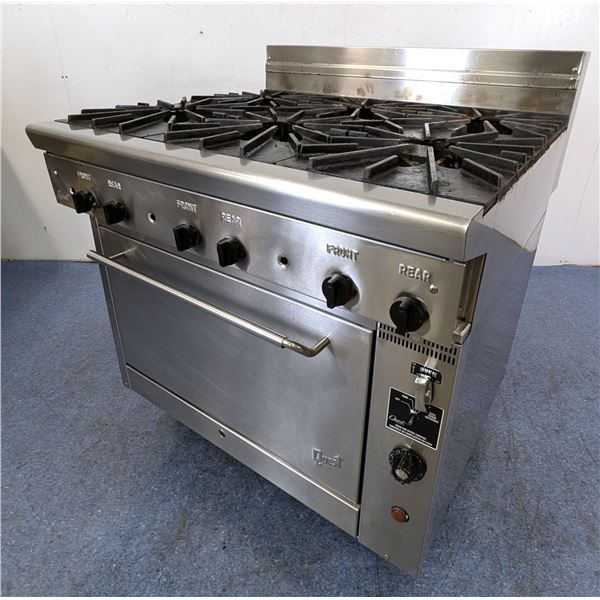Quest QGC1 36" Gas Six Burner Range With Convection Oven | 6131