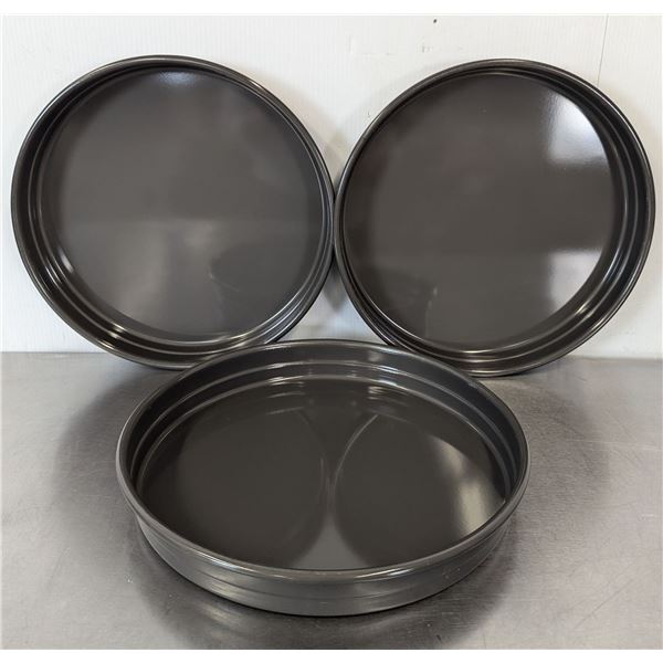 14" Exact Stack Deep Dish Pizza Pans - Lot of 3 | CC2