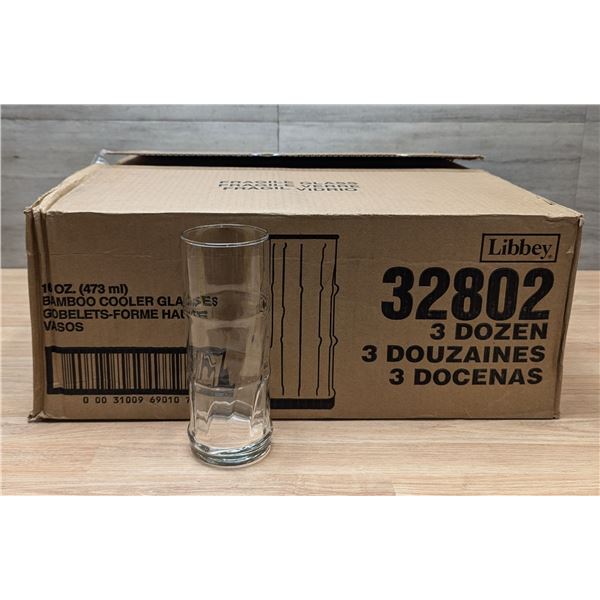 16oz Bamboo Cooler Glasses - Lot of 35 | Ft1