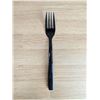 Image 2 : Chef & Sommelier Kya Black 7-1/2" Salad Forks - Lot of 72 (2 Cases) | CC4/FM329