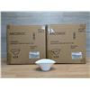 Image 1 : Arcoroc 2oz Appetizer Deep Oval Porcelain Bowls - Lot of 48 (2 Cases) | R5-2/R0740