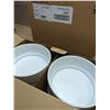 Image 4 : Arcoroc Candour 33-3/4oz White Porcelain Stackable Bowls - Lot of 24 | ML5-1/R0849